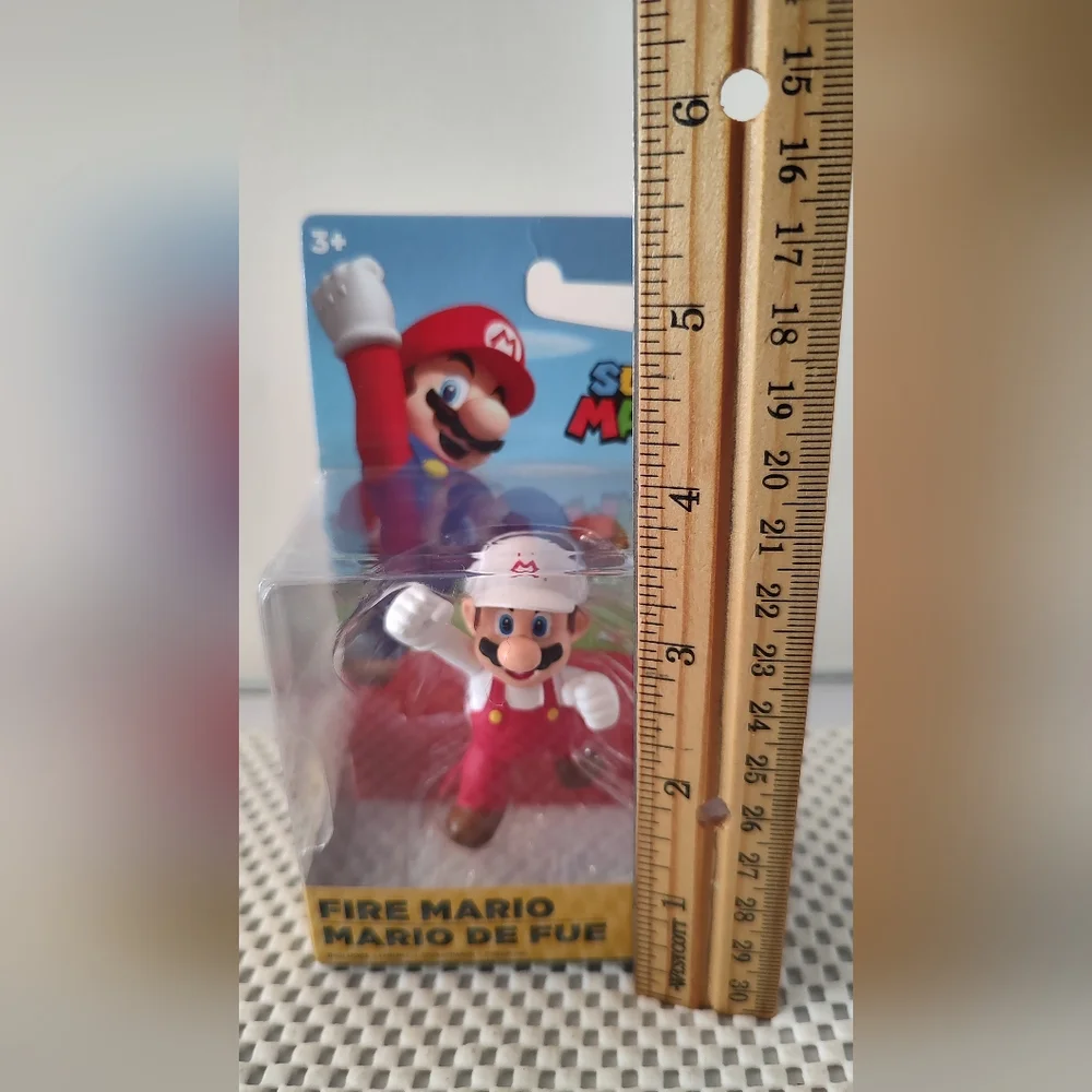 Super Mario Fire Mario Figure NWT 2020